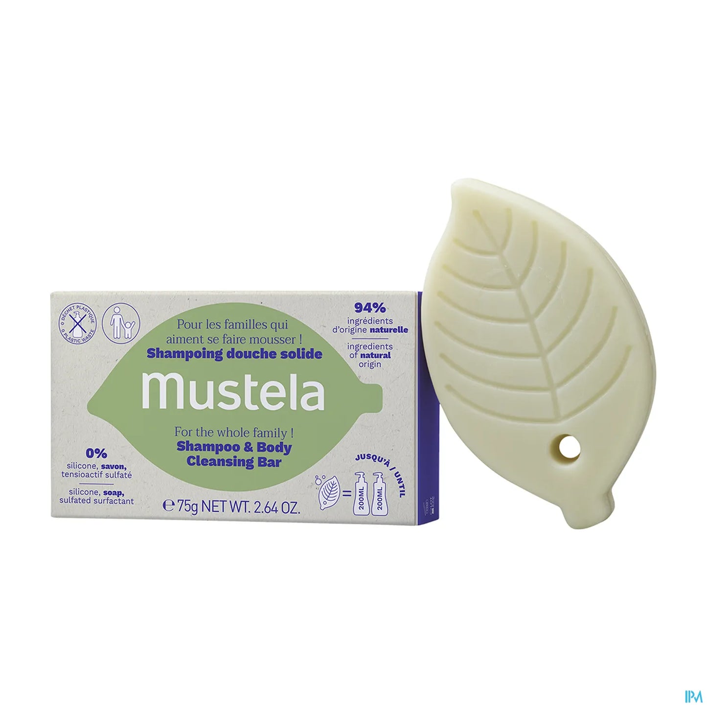 Shampoing Douche Solide Peau Normale 75g