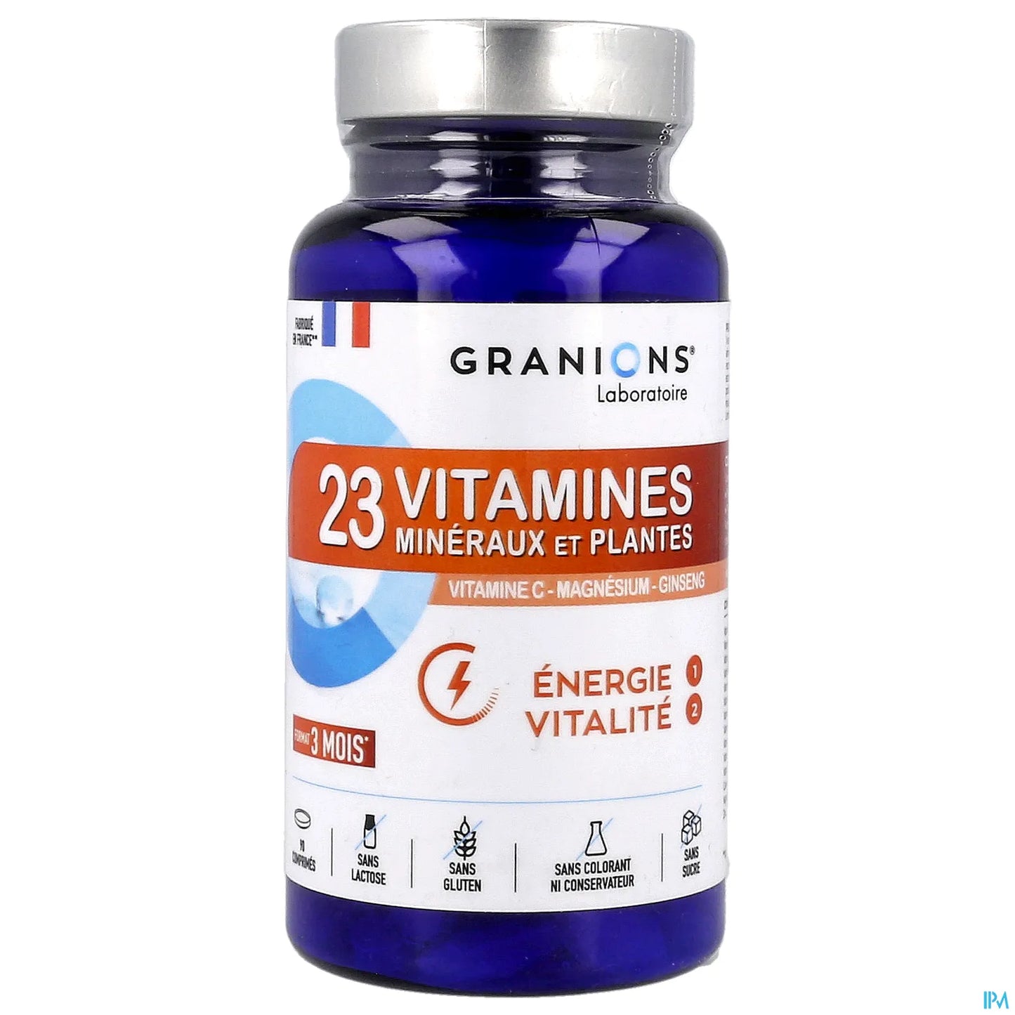 23 Vitamines Minéraux et Plantes 90 Comprimés