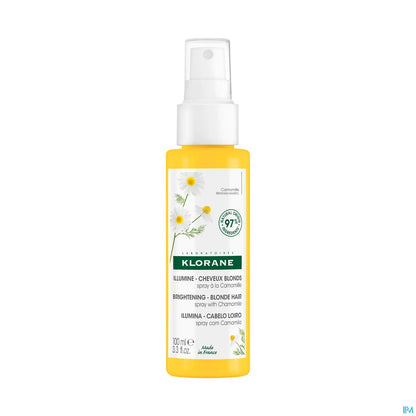 Spray Eclaircissant Cheveux Blonds à la Camomille Bio 100ml