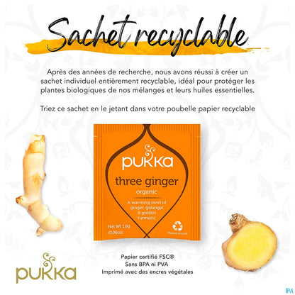 Infusion Trois Gingembres 20 Sachets