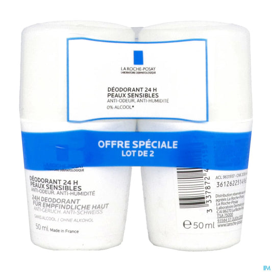 Déodorant Physiologique 24H 2 Billes 50ml