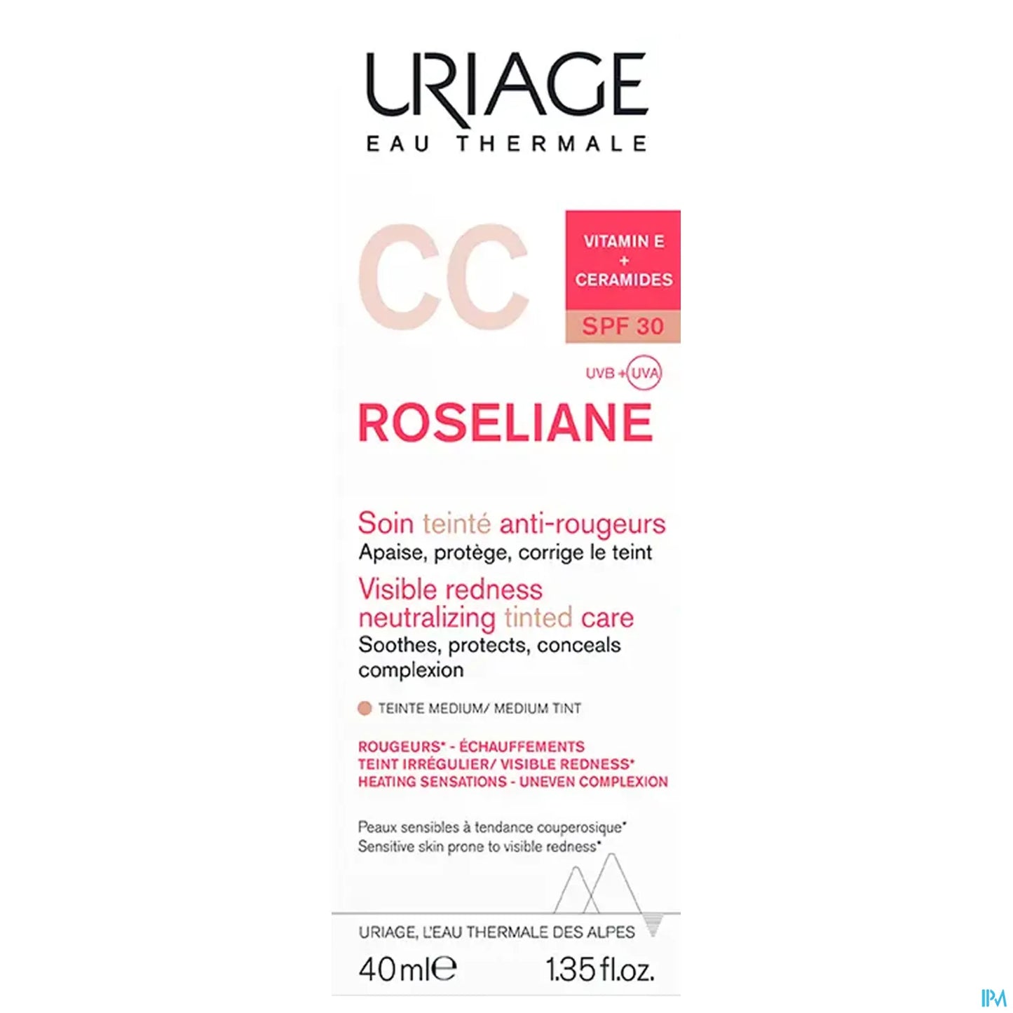 Roséliane CC Crème Anti-Rougeurs SPF30 40ml