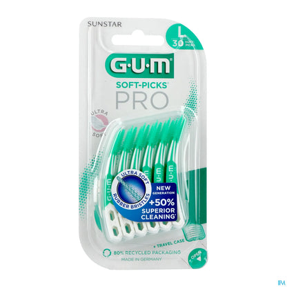 G.U.M Soft-Picks Pro Ultra Soft Large 30 Unités