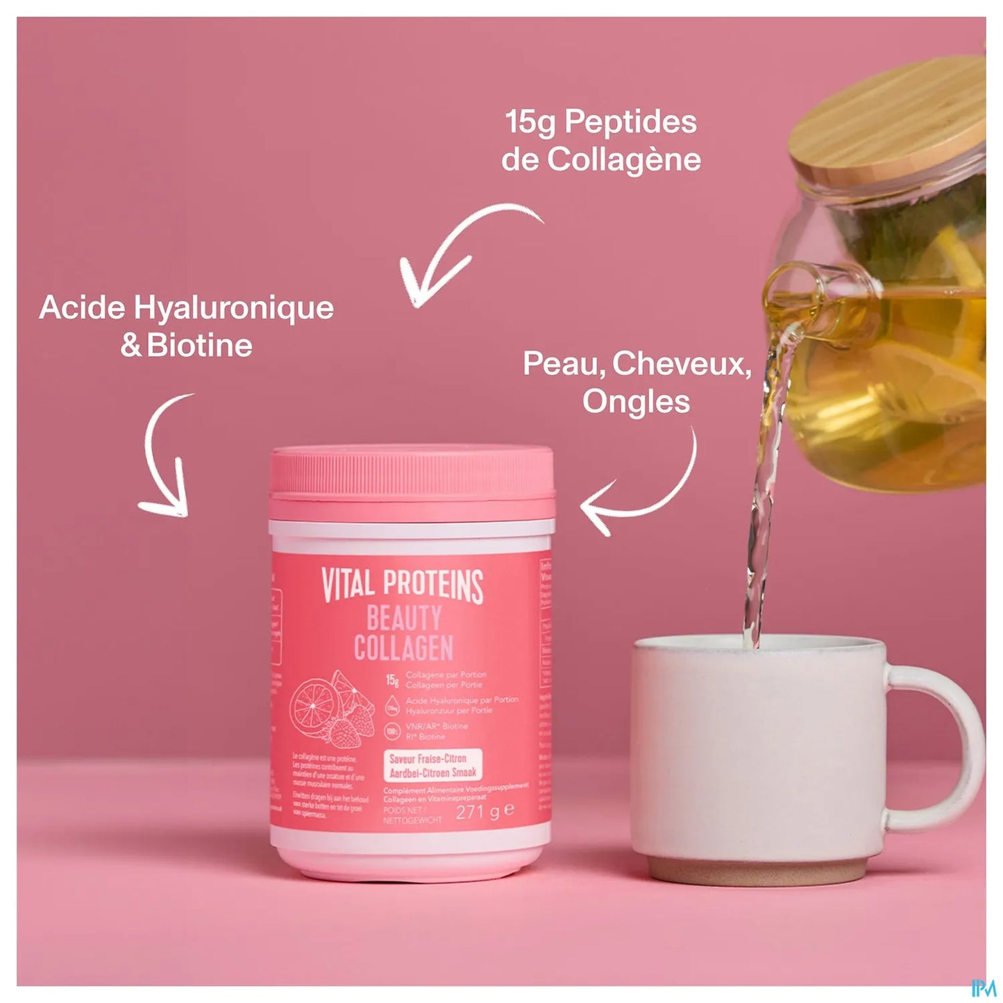 Beauty Collagen Fragola-Limone 271g