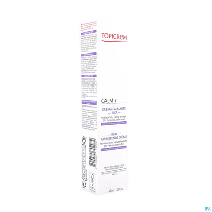 Topicrem Calm+ Crème Apaisante Riche 40 mL
