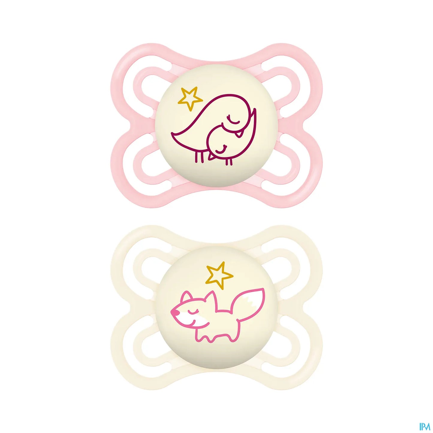 Sucette Perfect Nuit 2-6 Mois Silicone x2