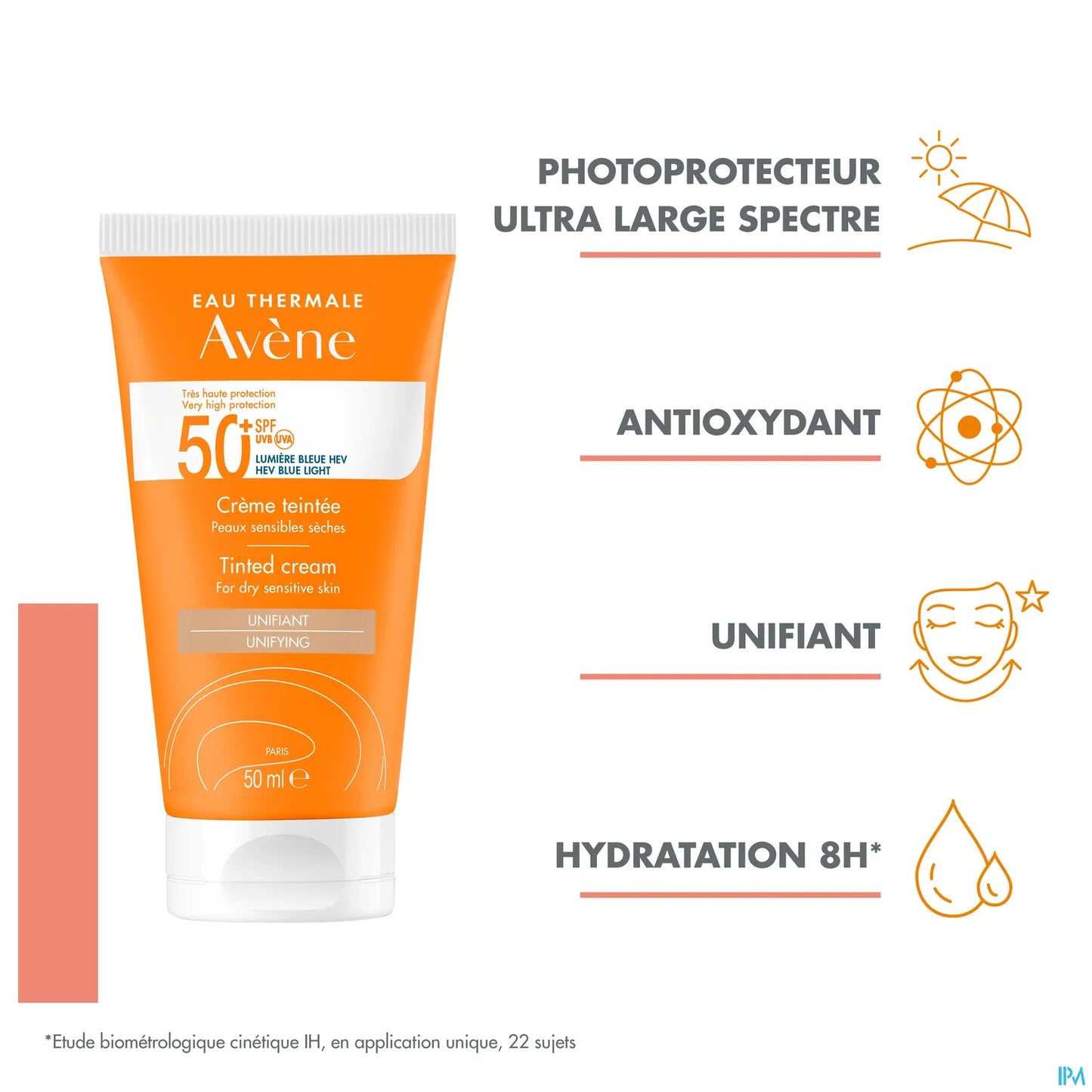 Crème Teintée Très Haute Protection SPF50+ 50mL