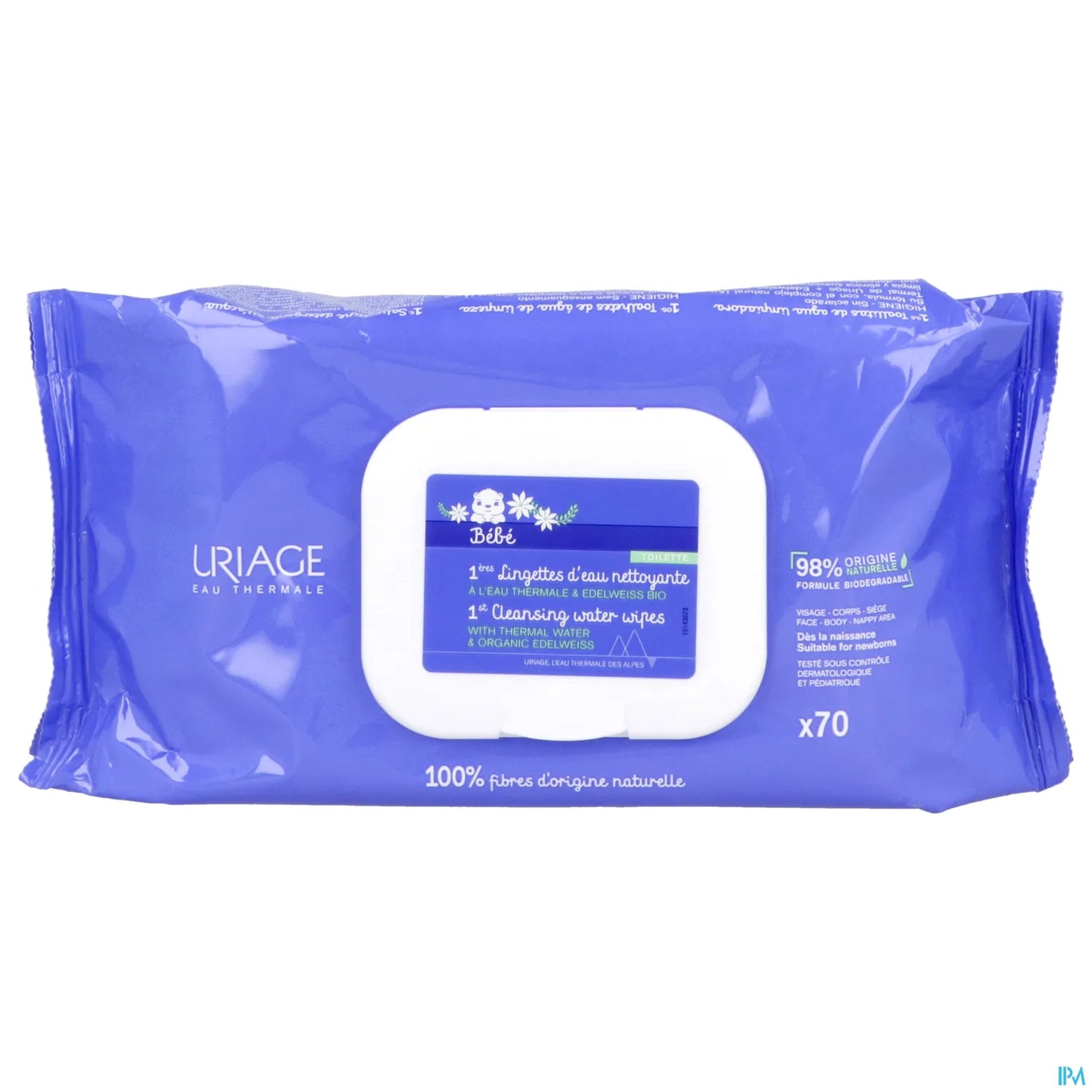 Bébé 1ères Lingettes Nettoyantes 70 Lingettes