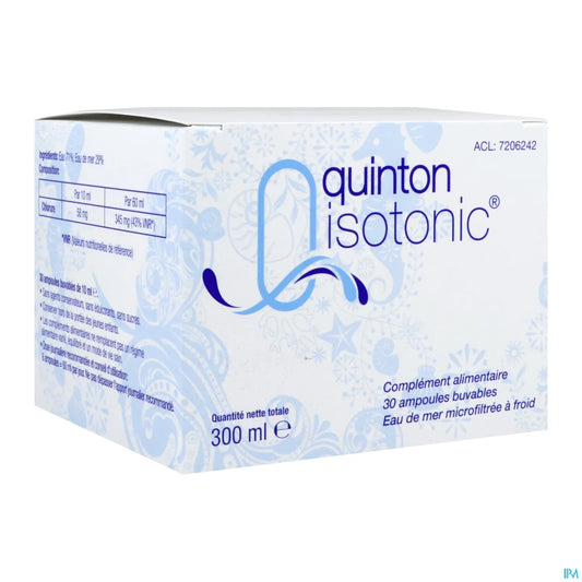 Isotonique 30 Ampoules Buvables de 10ml