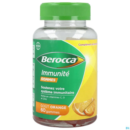 Immunité Gommes Orange 60 Gommes