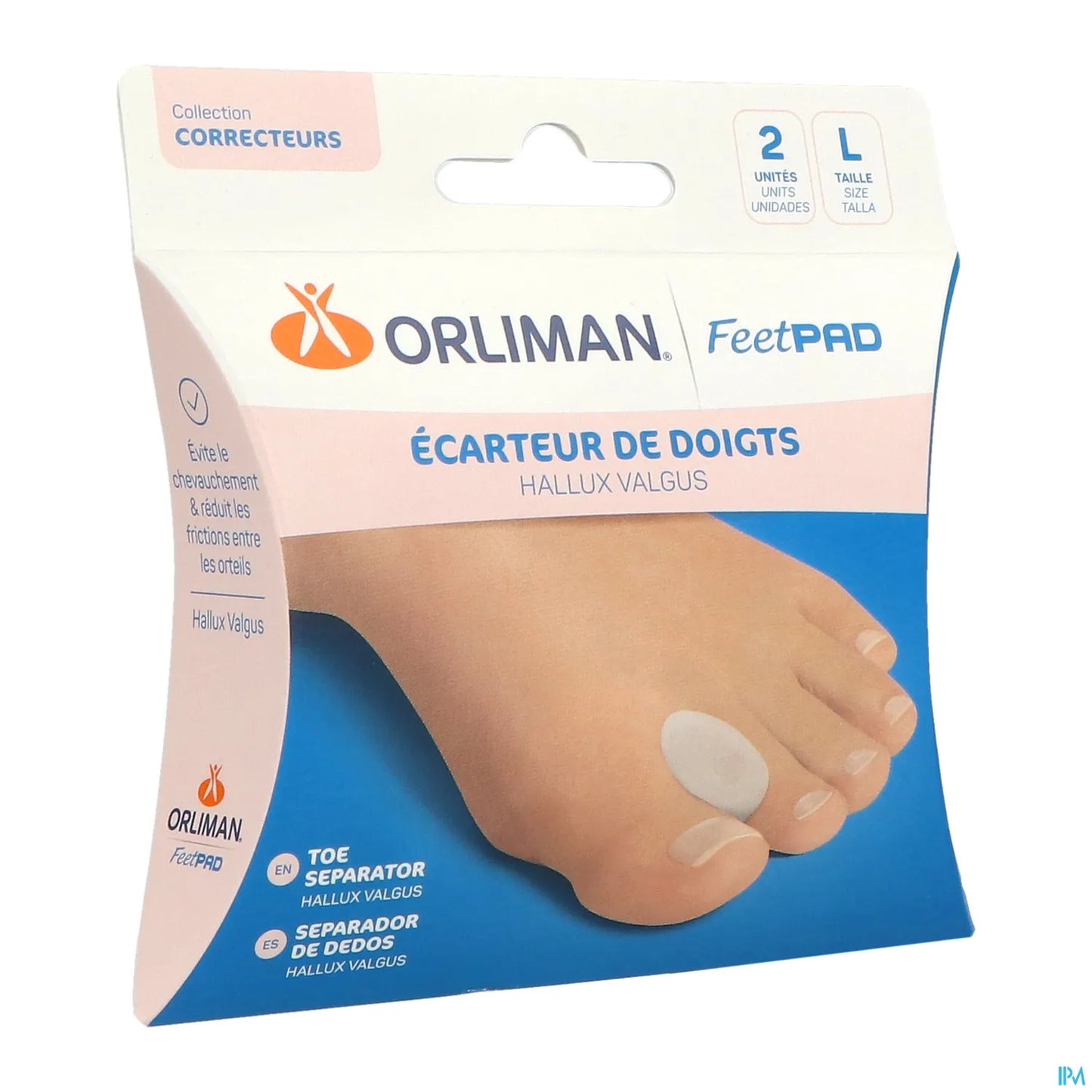 Écarteur Doigt Feetpad Hallux Valgus Taille L x2
