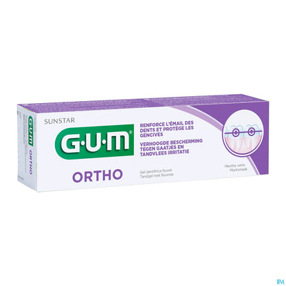 Sunstar GUM Ortho Gel Dentifrice Fluoré 75ml