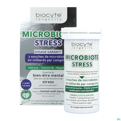 Microbiote Stress 30 Tablets