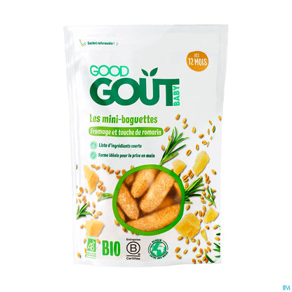 Mini Baguettes Fromage Romarin Bio 70g