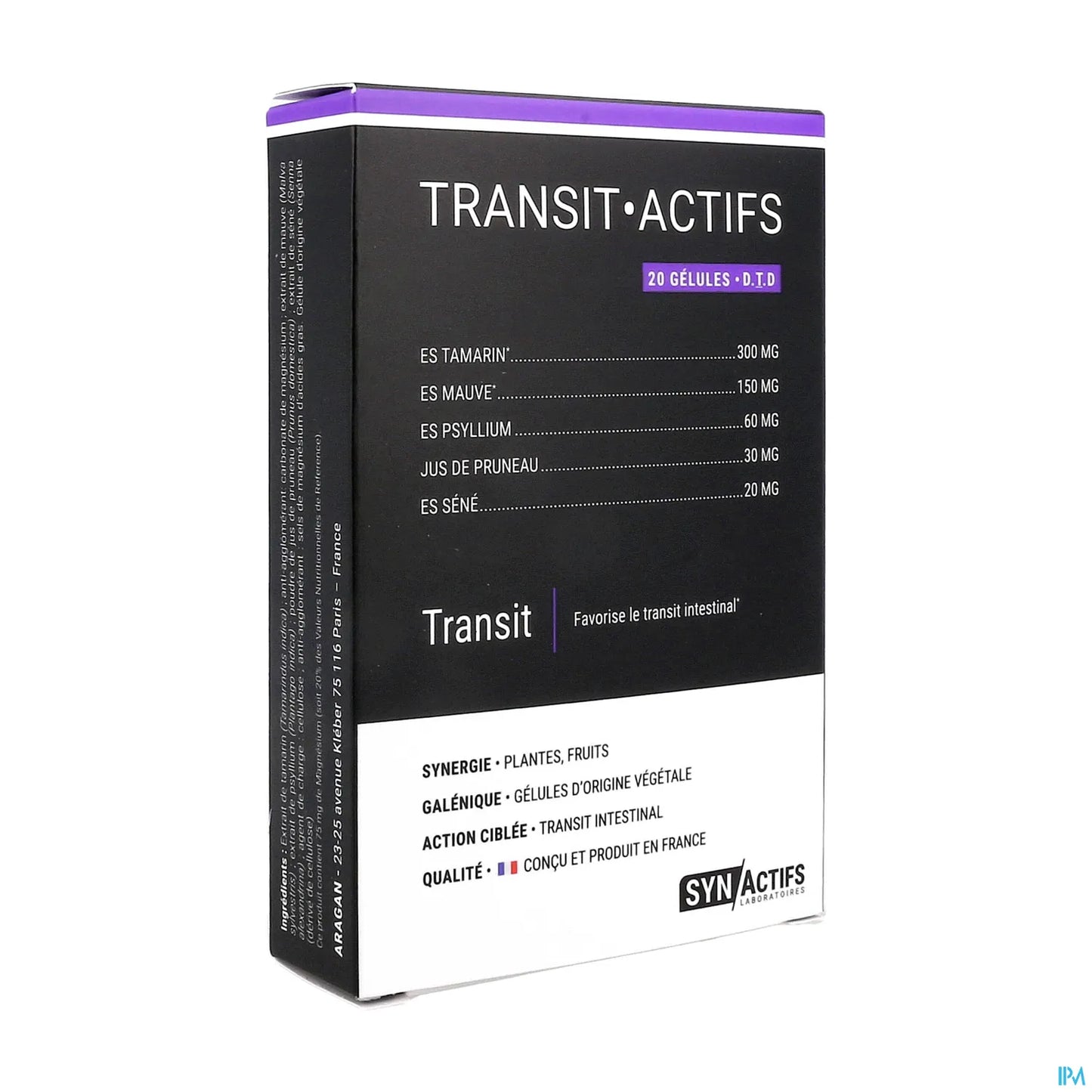 Synactifs Transit Actifs 20 Gélules