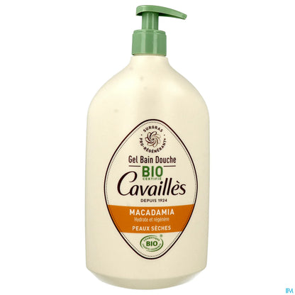 Gel da bagno e doccia all'olio di macadamia biologico Rogé Cavaillès 1L