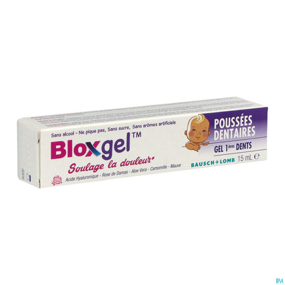 Bausch &amp; Lomb Bloxgel Gel per la dentizione dei neonati Primi denti 15 ml