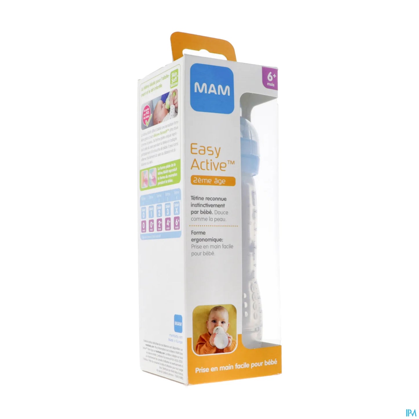 Biberon +6 Mois Bleu Débit X Easy Active 330ml