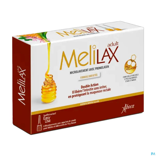 Melilax Adulte 6 Microlavements de 10g