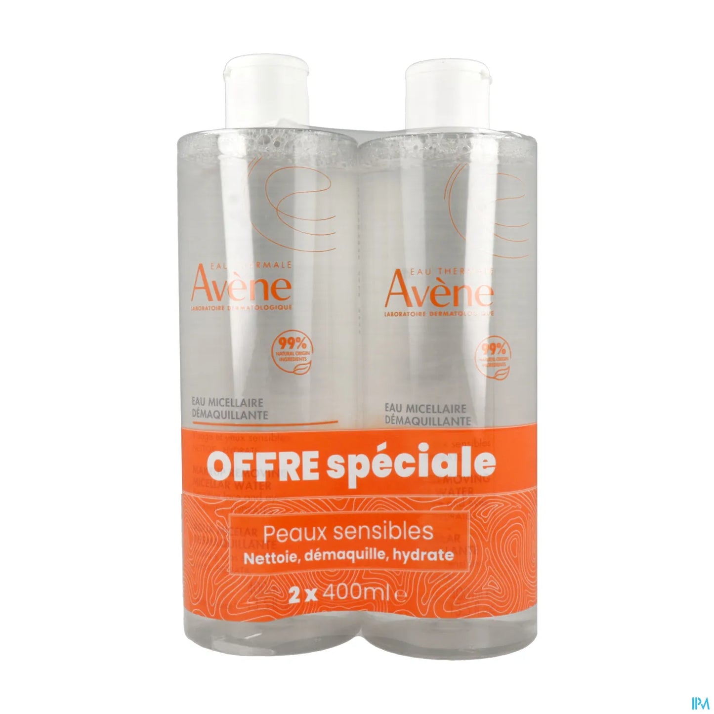 Lotion Micellaire Nettoyante Lot 2x400ml