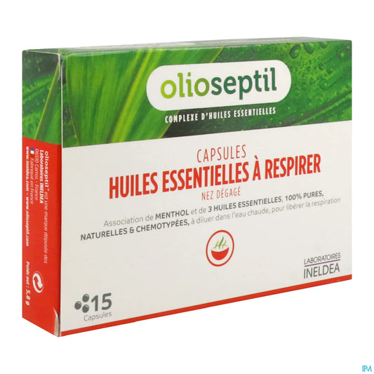 Ineldea Olioseptil Huiles Essentielles à Respirer 15 Capsules
