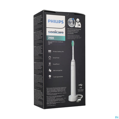 Philips Sonicare Series 2100 HX3651/13 Brosse à Dents Électrique Blanc