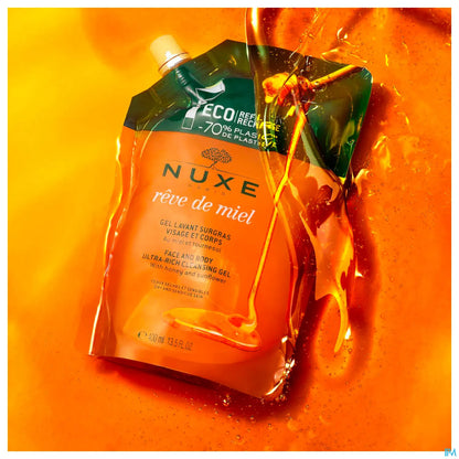 Rêve de Miel Gel Lavant Surgras Eco-Recharge 400 Ml