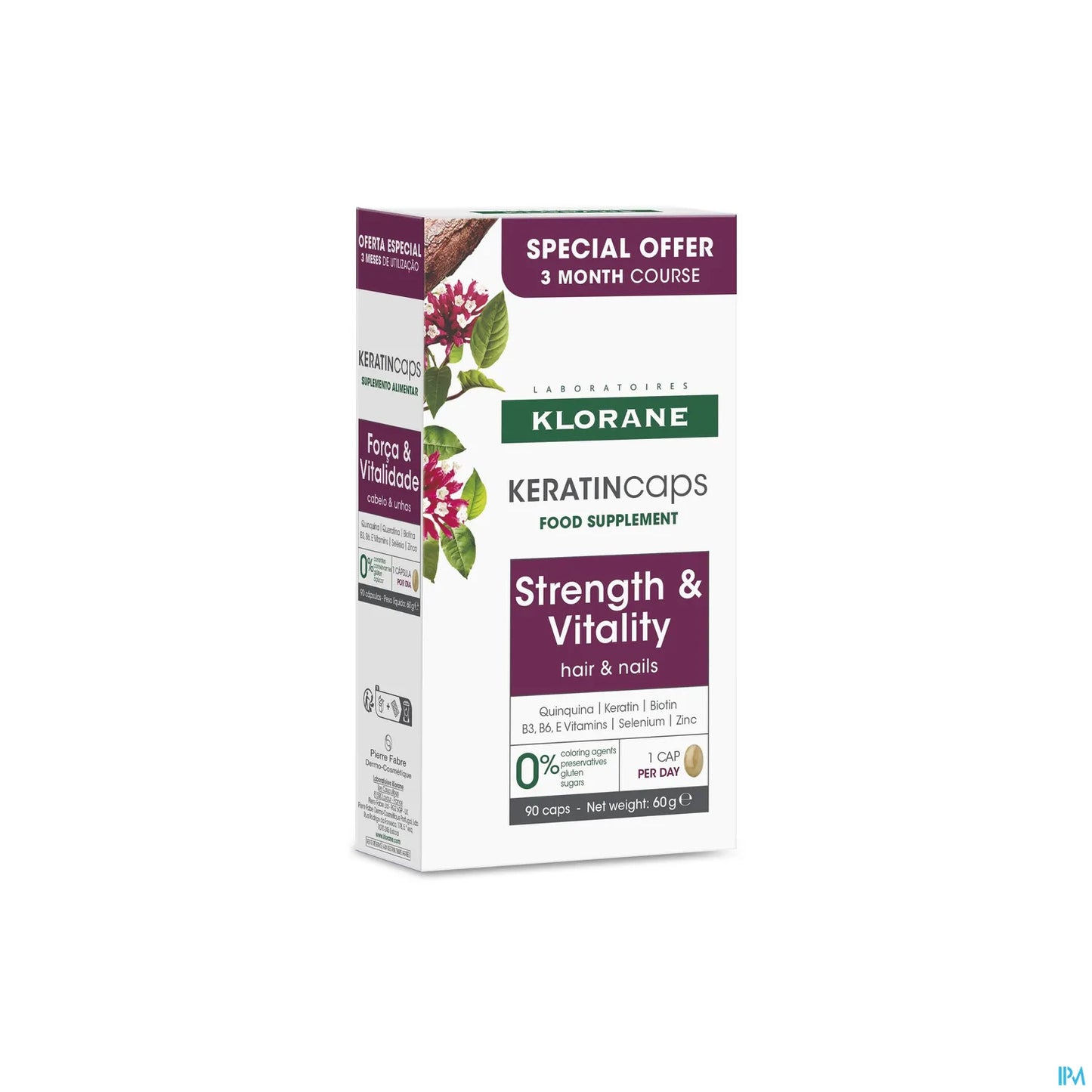 Keratincaps Complement Alimentaire Capsules Cheveux Ongles 90 Capsules