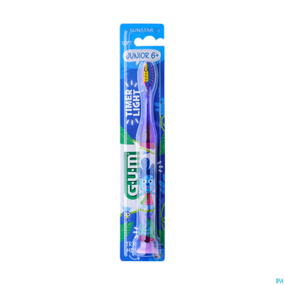 G.U.M 903 Brosse à Dents Lumineuse Junior pour Enfants 5-12 Ans