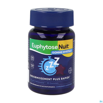 Euphytose Nuit Gommes Myrtille - 30 Gommes