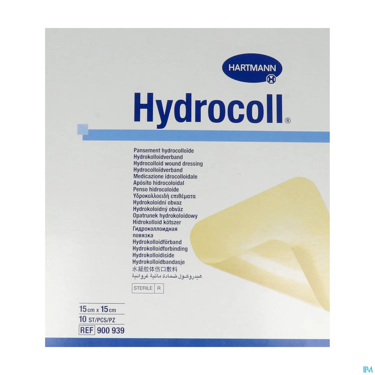 Pansement Hydrocolloïde Stérile 15x15 cm Boite de 10