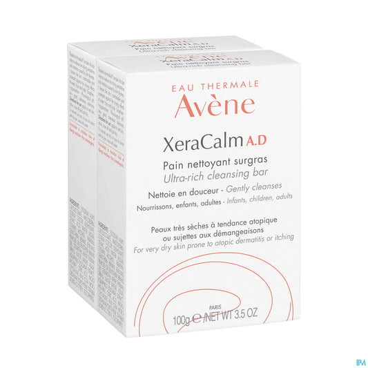 XeraCalm A.D. Pain Surgras Nettoyant 2x100 g