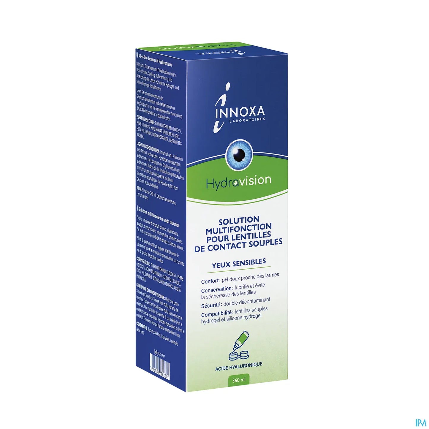Innoxa Hydra Vision Solution pour Lentilles 360 mL