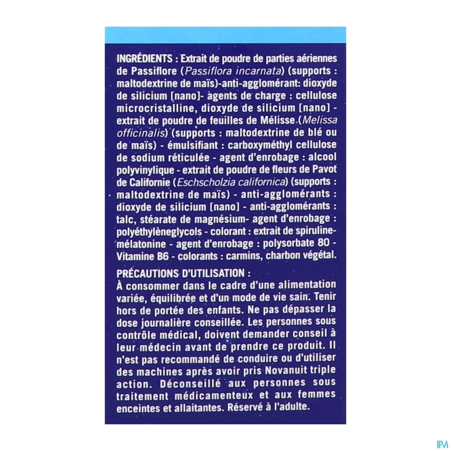 Sanofi Novanuit Triple Action Grand Format 60 Comprimés