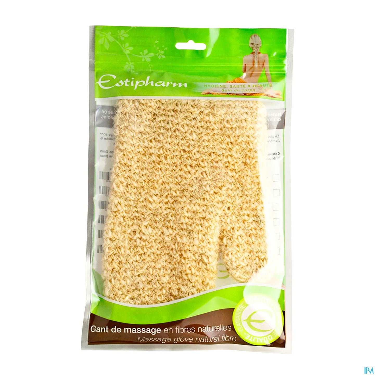 Gant de Massage Crins Melangés Sisal 1 Gant