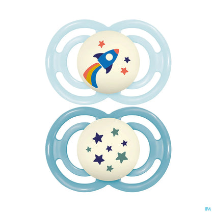 Sucette Perfect Nuit Tendance Silicone 18+ Mois x2