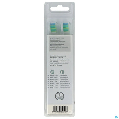 Philips Sonicare InterCare HX9002/10 Têtes de Brosse à Dents Standard x2