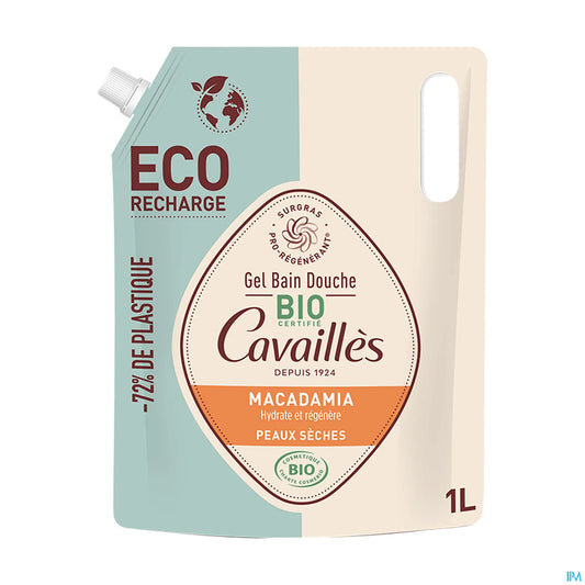Rogé Cavaillès Gel Bain Douche Macadamia Eco Recharge 1L
