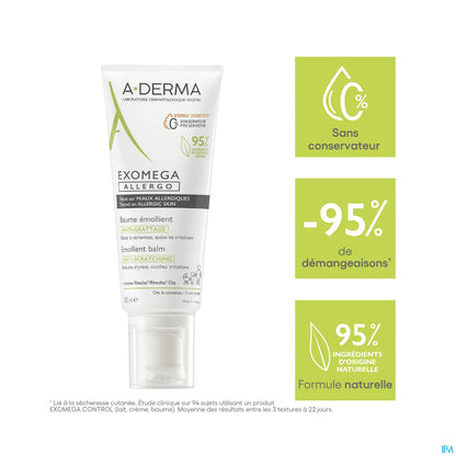 Exomega Allergo Baume Emollient Anti-Grattage 200ml