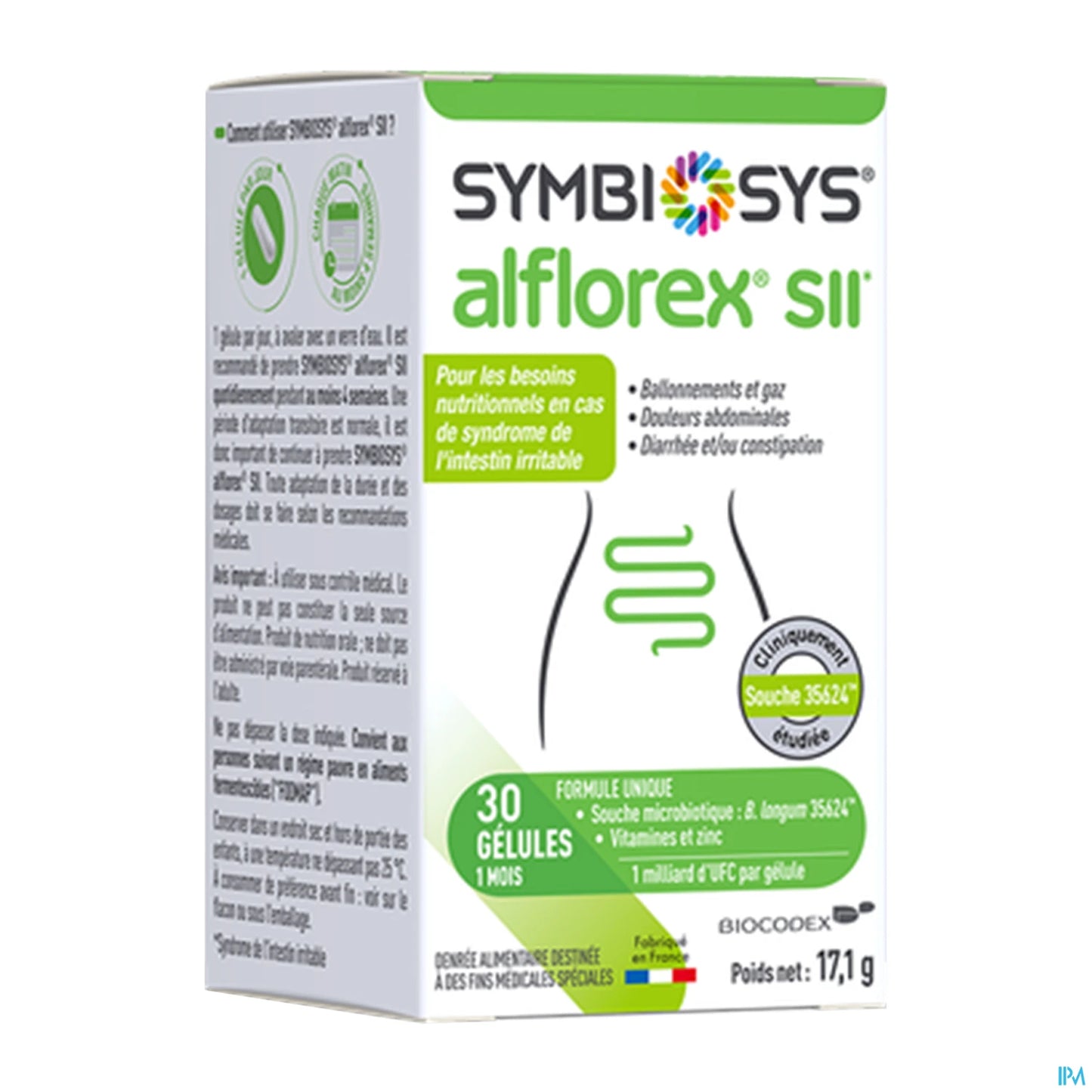 Symbiosys Alflorex Syndrome de l'Intestin Irritable 30 Gélules