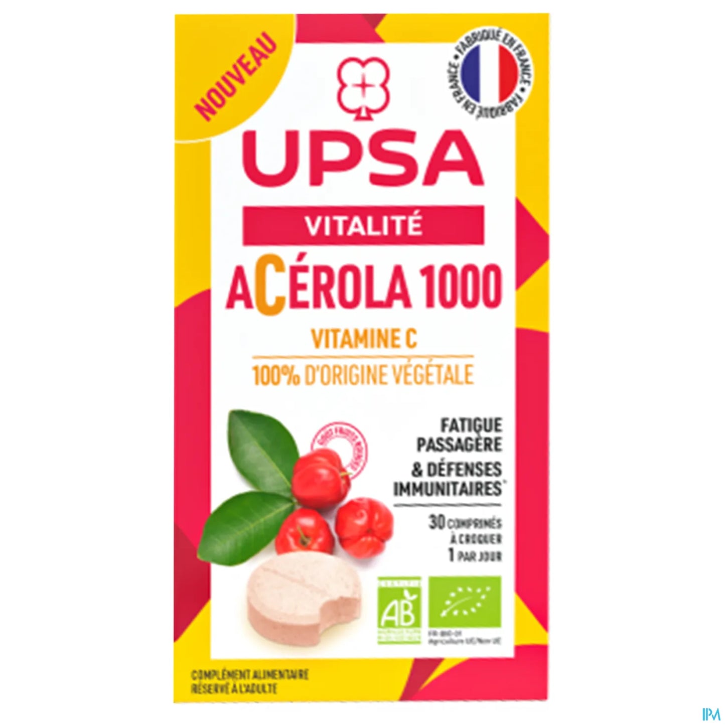 Acérola 1000 30 Comprimés à Croquer