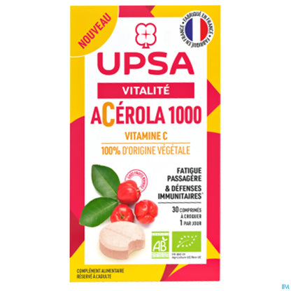 Acérola 1000 30 Comprimés à Croquer