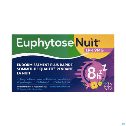 Santé Euphytose Nuit LP 1.9mg 15 Comprimés