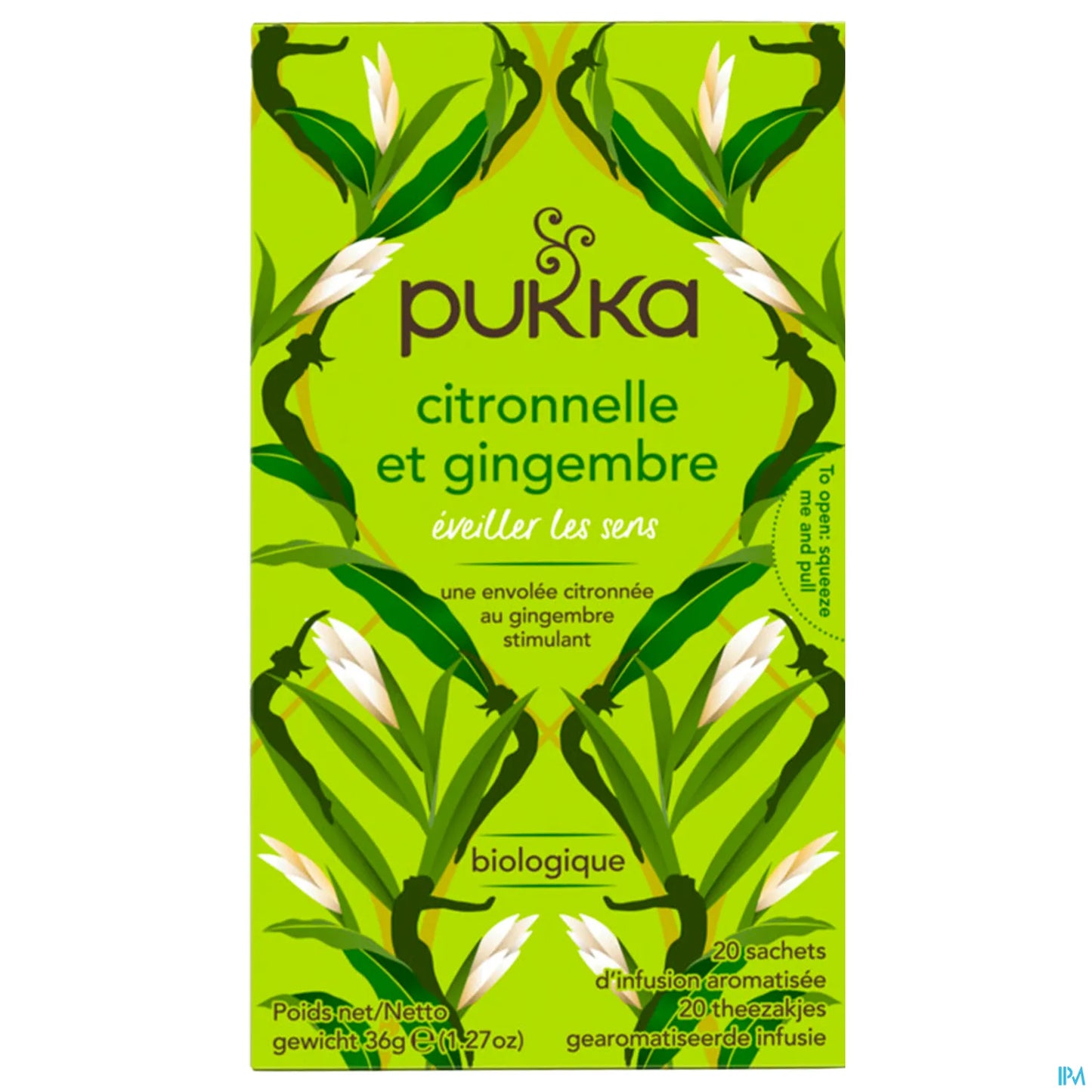 Infusion Citronnelle Et Gingembre 20 Sachets