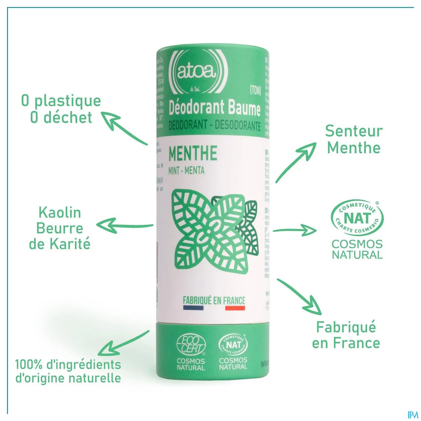 Deodorante al balsamo alla menta 100 g