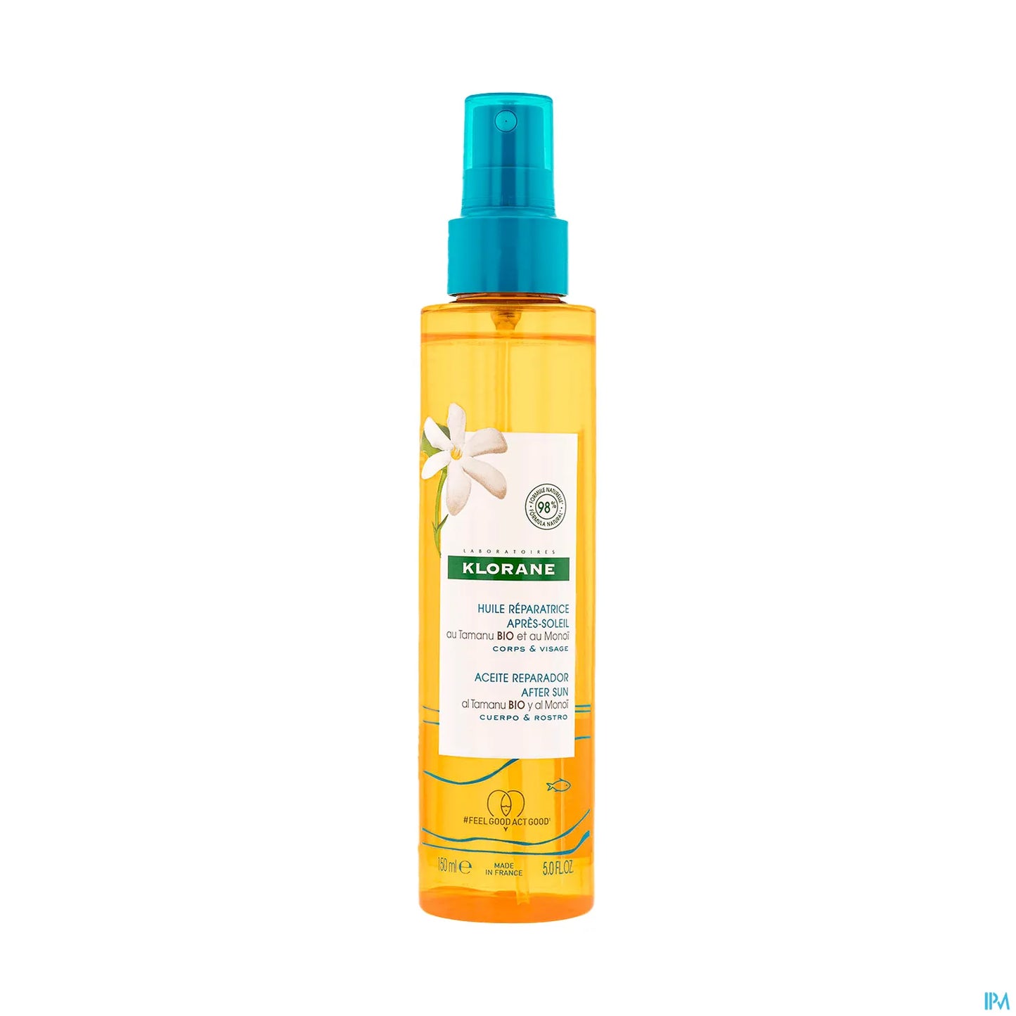 Polysianes Huile Réparatrice After Sun Monoï et Tamanu Bio 150ml
