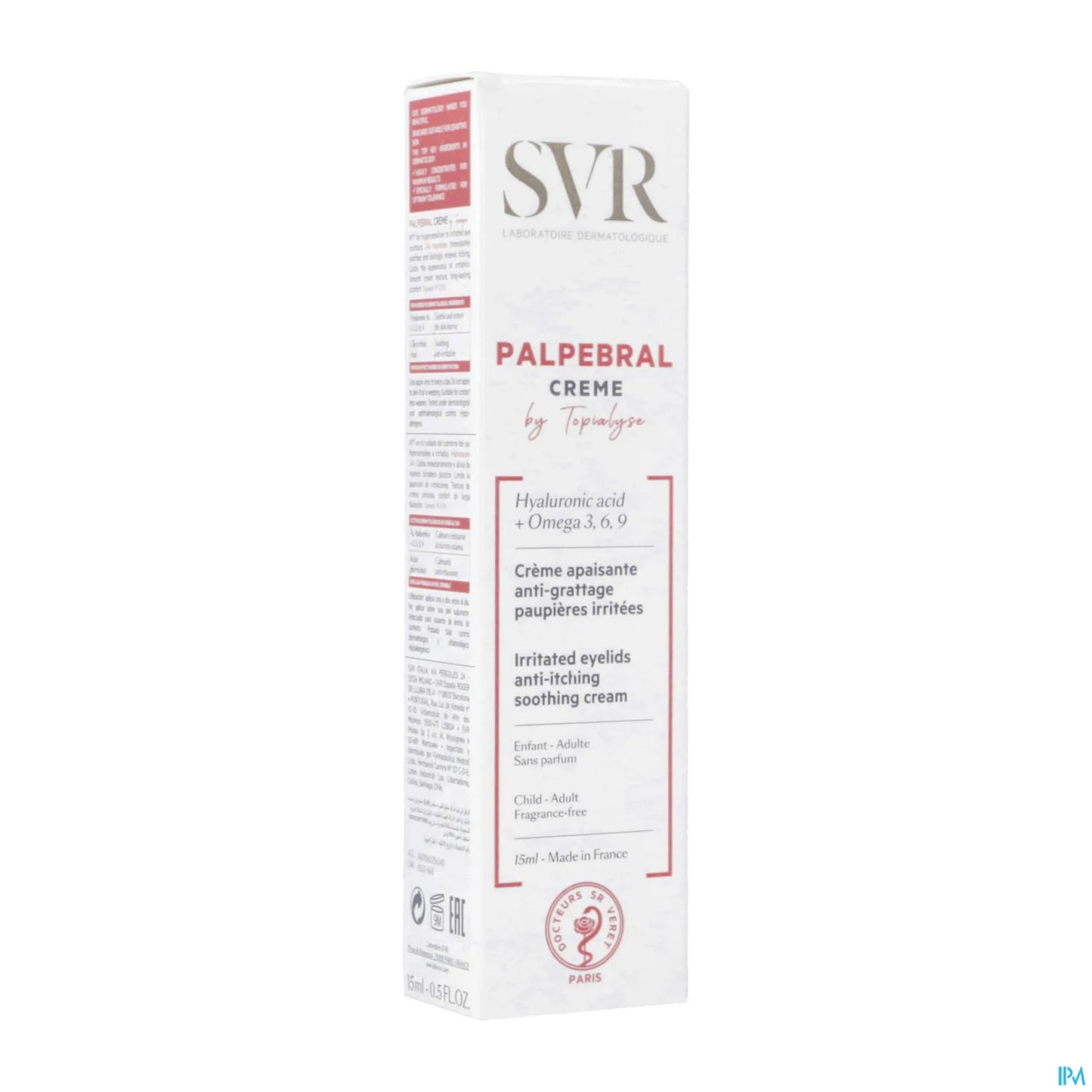 Topialyse Palpebral Crème Apaisante Paupières Irritées 15 ml