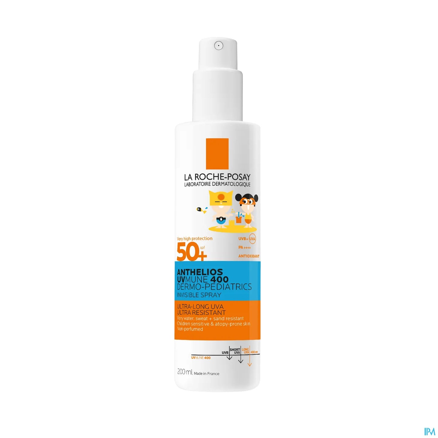 Anthelios UVMune 400 Dermo-Pediatrics Invisible Spray SPF50+ 200ml