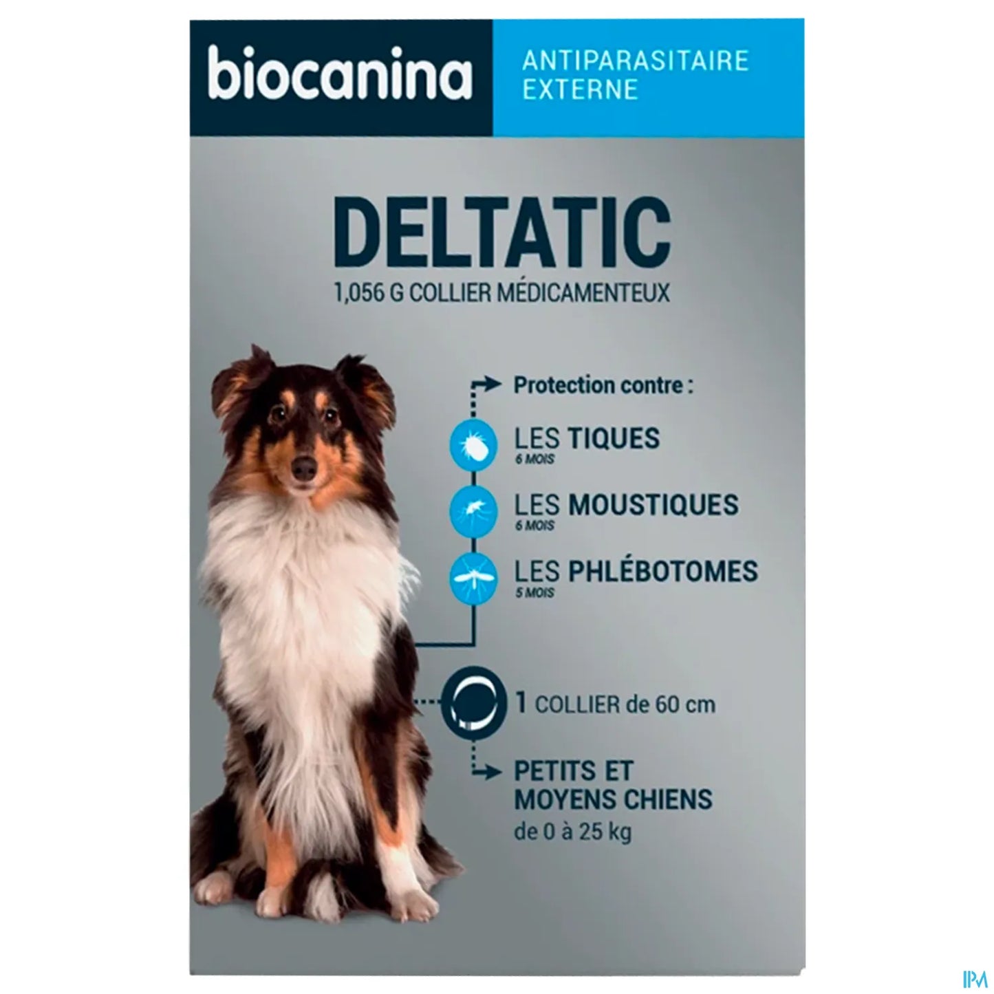 Collare antiparassitario Deltatic per cani di piccola e media taglia 60 cm