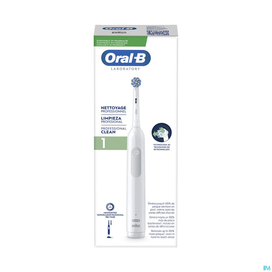 Oral-B Brosse à Dents Électrique Nettoyage Professionnel 1 Laboratoire